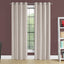 2 Pieces Set, Curtain Panel, Room Darkening, Grommet, Contemporary & Modern