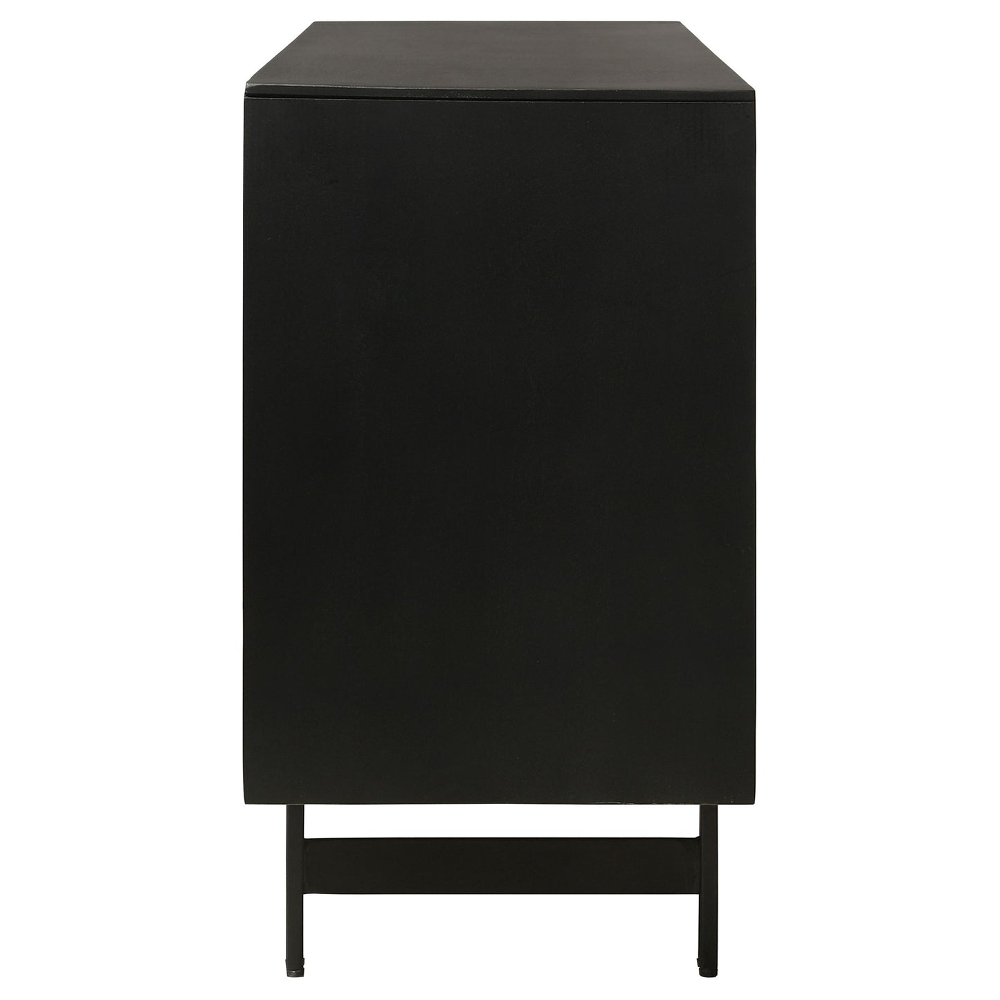 Madrid - 3 Door Accent Cabinet Doors - Natural / Black