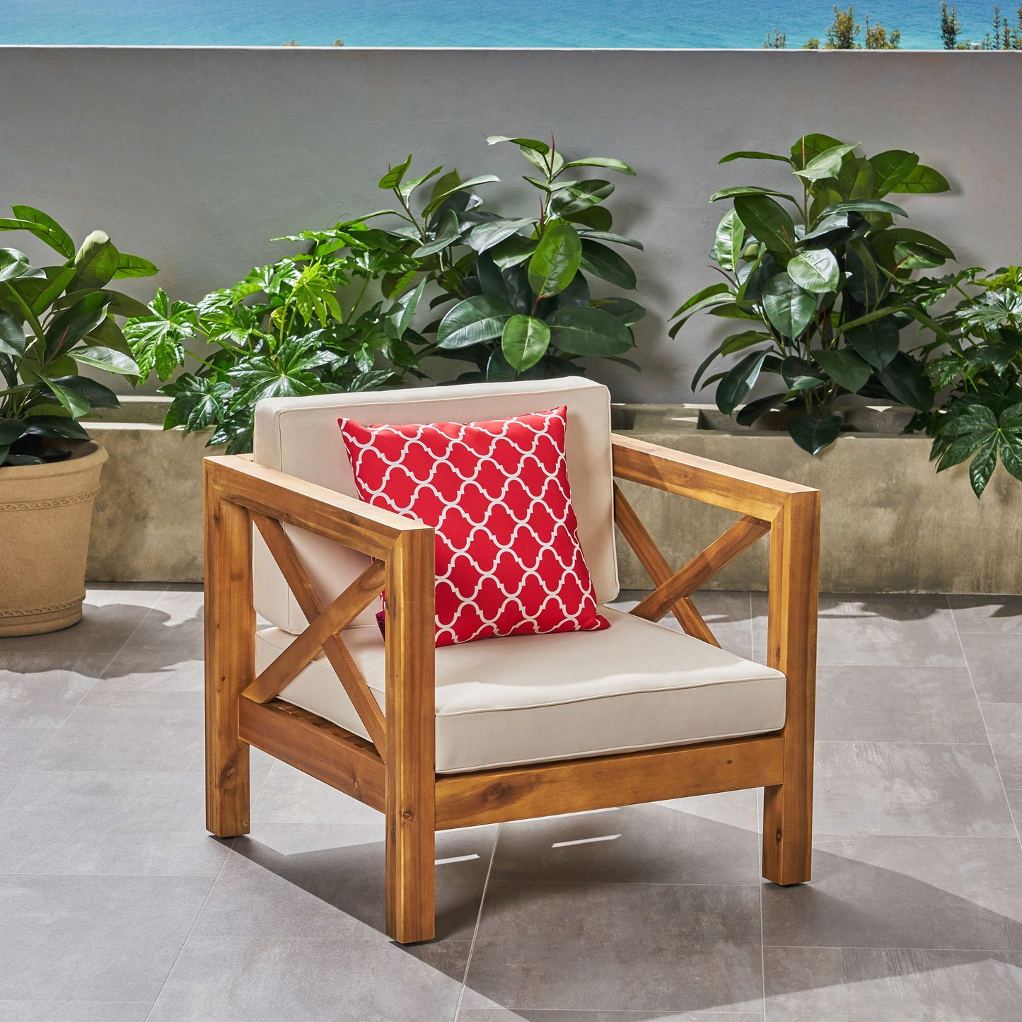 Brava - Mid - Century Modern Club Chair With Water Resistant Cushions