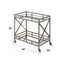 Kristensen - Serving Cart - Antique Gold