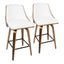 Gianna - Mid Century Modern Counter Stool (Set of 2)