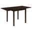 Vanetta - 3 Piece Dining Set With Drop Leaf Table And Chairs - Cappuccino