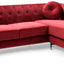 Soft y Micro Suede Sofa Chaise