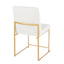 Fuji - Contemporary Stylish Frame, High Back Dining Chair (Set of 2)