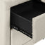 Nightstand, Storage Drawer Versatile Use, Upholstered, Transitional