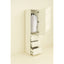 Elise - Modular Closet System With Mirror - White