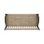 Slatted Bench With Built In Shelf