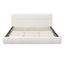 Upholstered Platform Bed Frame With Soft Boucle Headboard