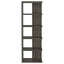 5 Shelf Bookcase - Gray