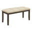 Bench, Rectangular, Hallway, Upholstered, Transitional - Cream