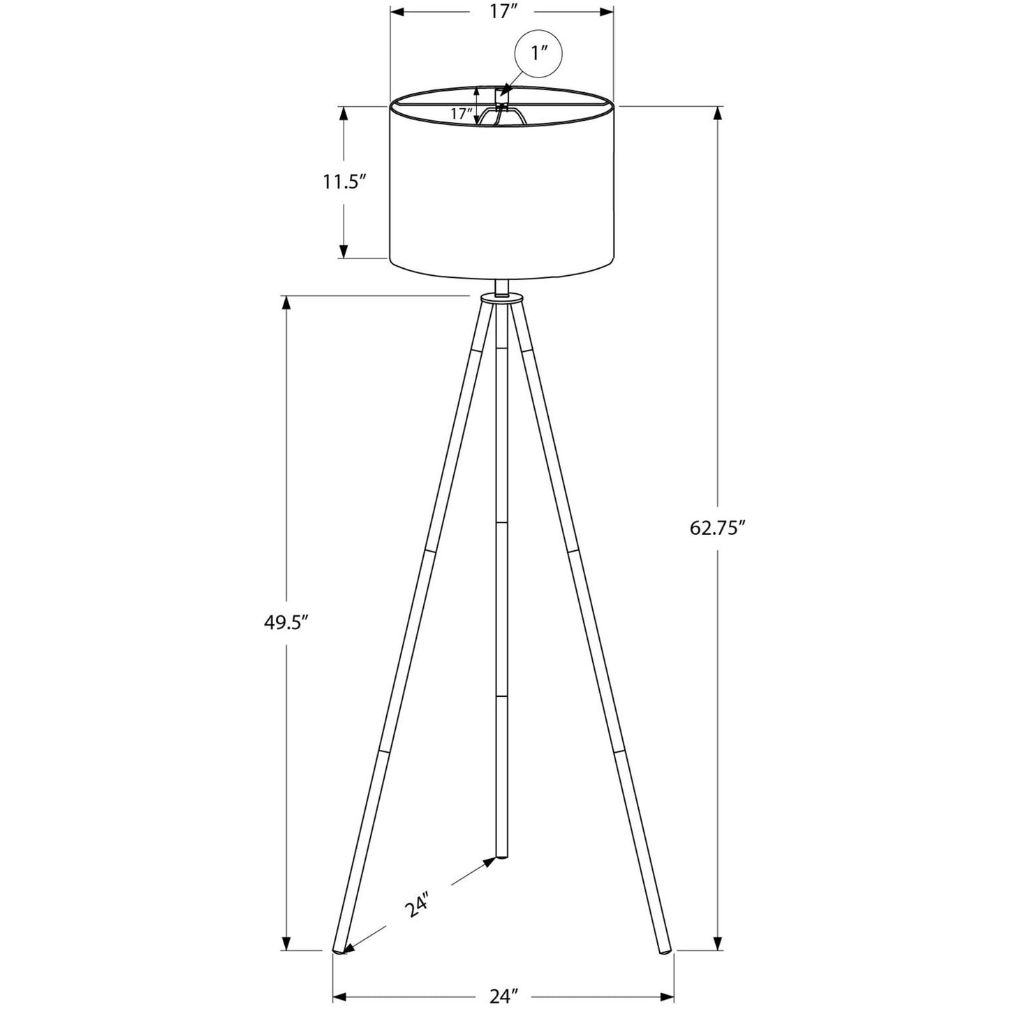 Lighting, Floor Lamp Contemporary