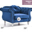 Chic Transitional Flared Arm Chair