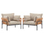 Rope Lounge Chair With Cushions For Modern Spaces