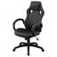 Norset - Upholstered Adjustable Home Office Desk Chair - Black