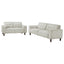 Xana - 2 Piece Upholstered Track Arm Sofa Set - Greige