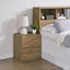 Geary - 2 Drawer Nightstand With LED Lights And USB Charging Ports
