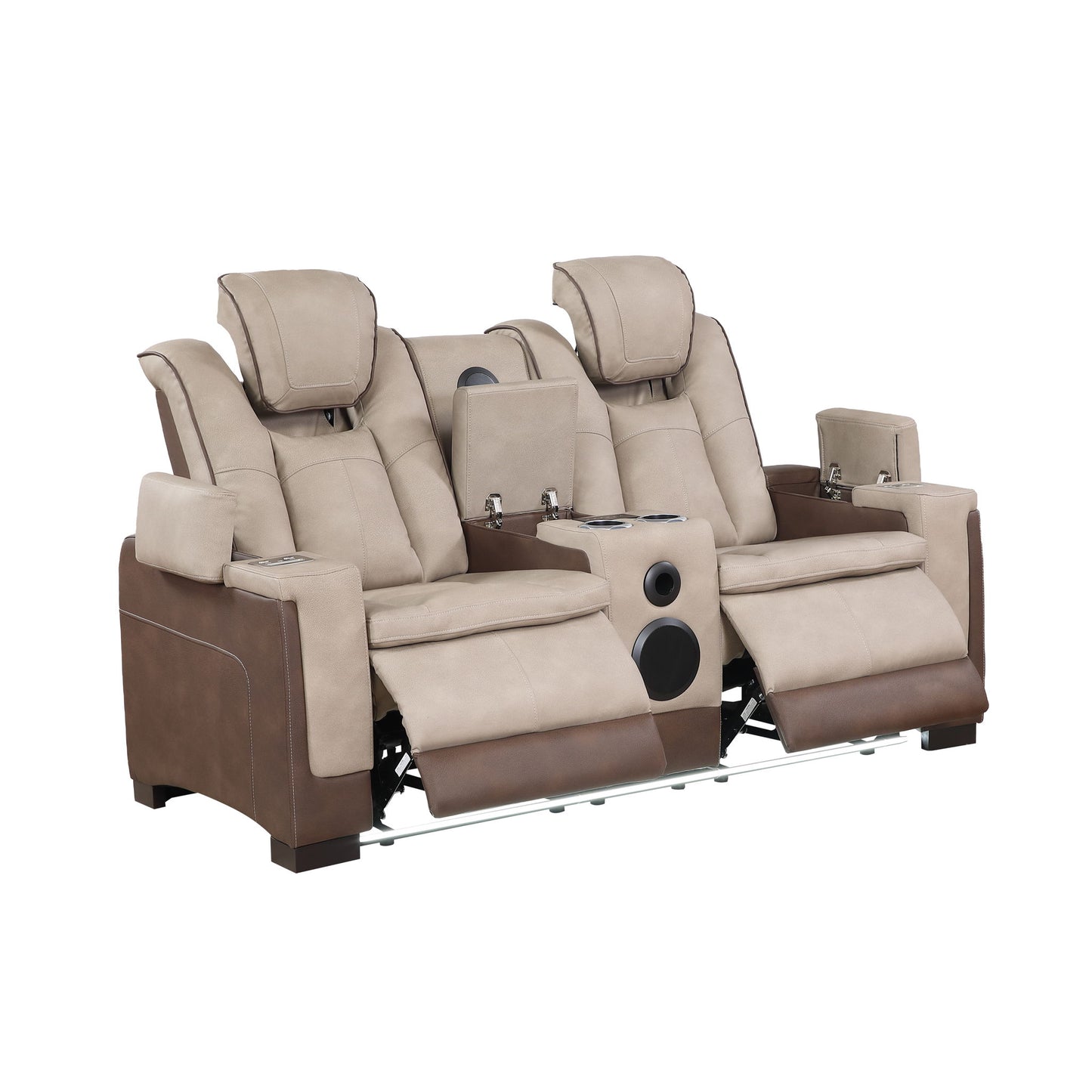 Bruno - Power Reclining Living Room Set With LED Lighting