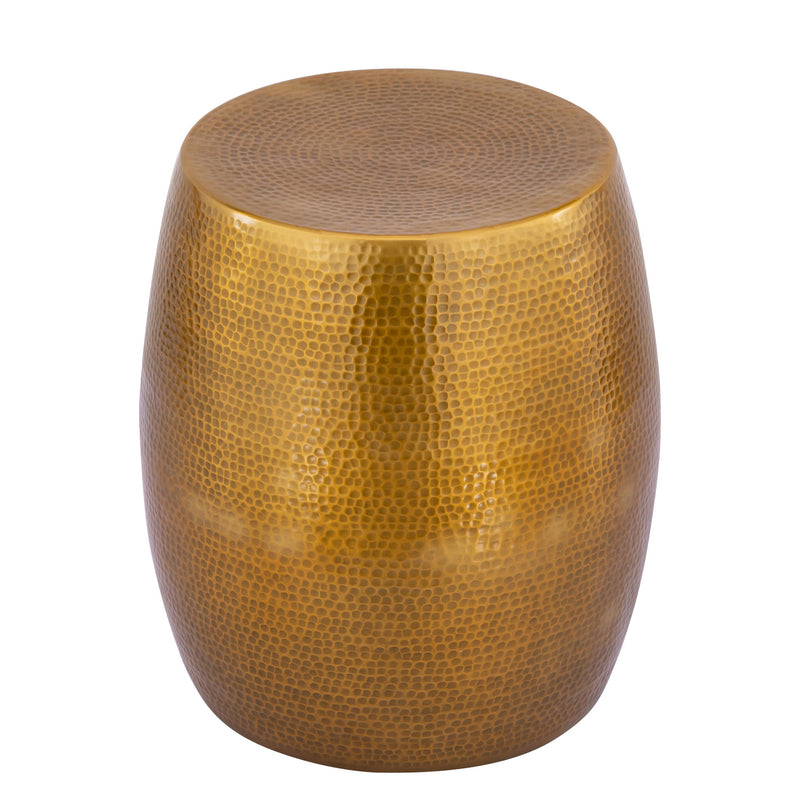 2 Piece Coffee And End Table Set, Oval Design - Gold