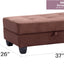 Stylish Storage Contemporary Ottoman