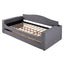Upholstered Daybed With Storage Armrests, Trundle And Latest Integrated tooth Audio System