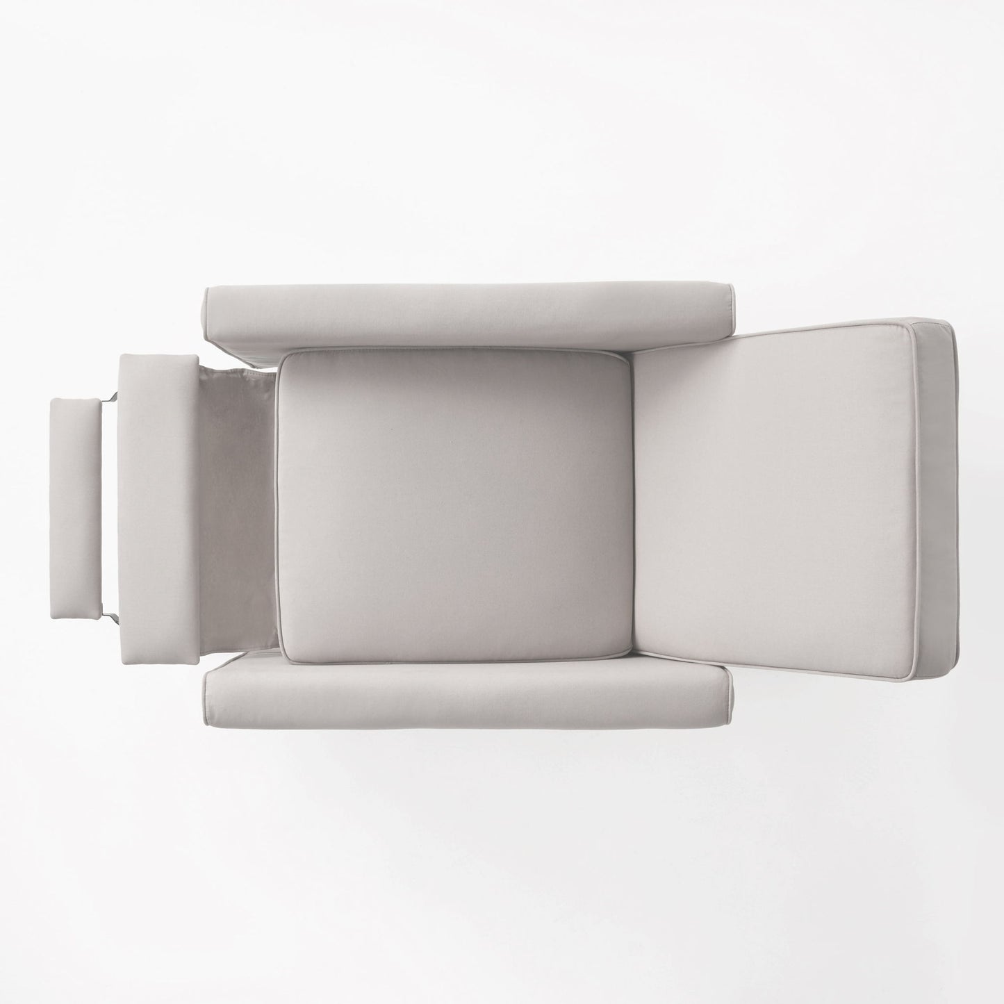 Upholstered Push Back Recliner Chair For Living Room