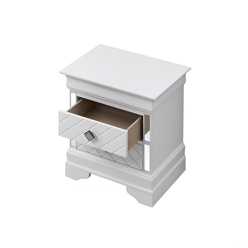 Accent Nightstand - White