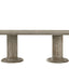 Gabrian - 7 Pieces Dining Room Set, Reclaimed - Beige / Gray