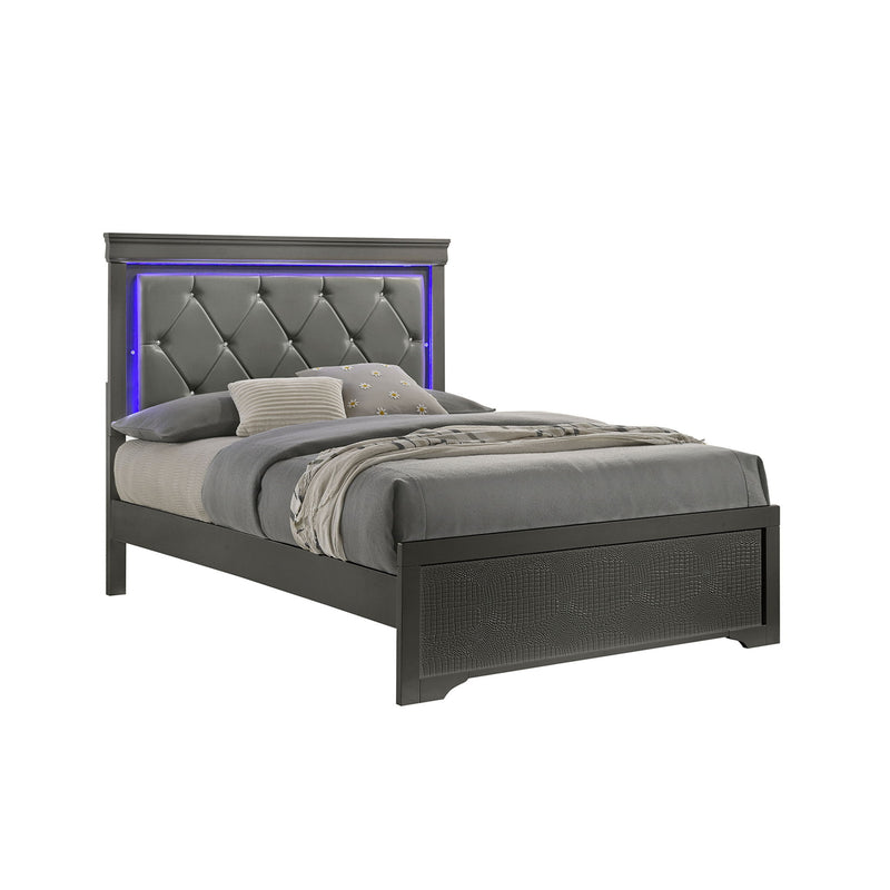 Blaze - Modern Bedroom Set With LED Headboard