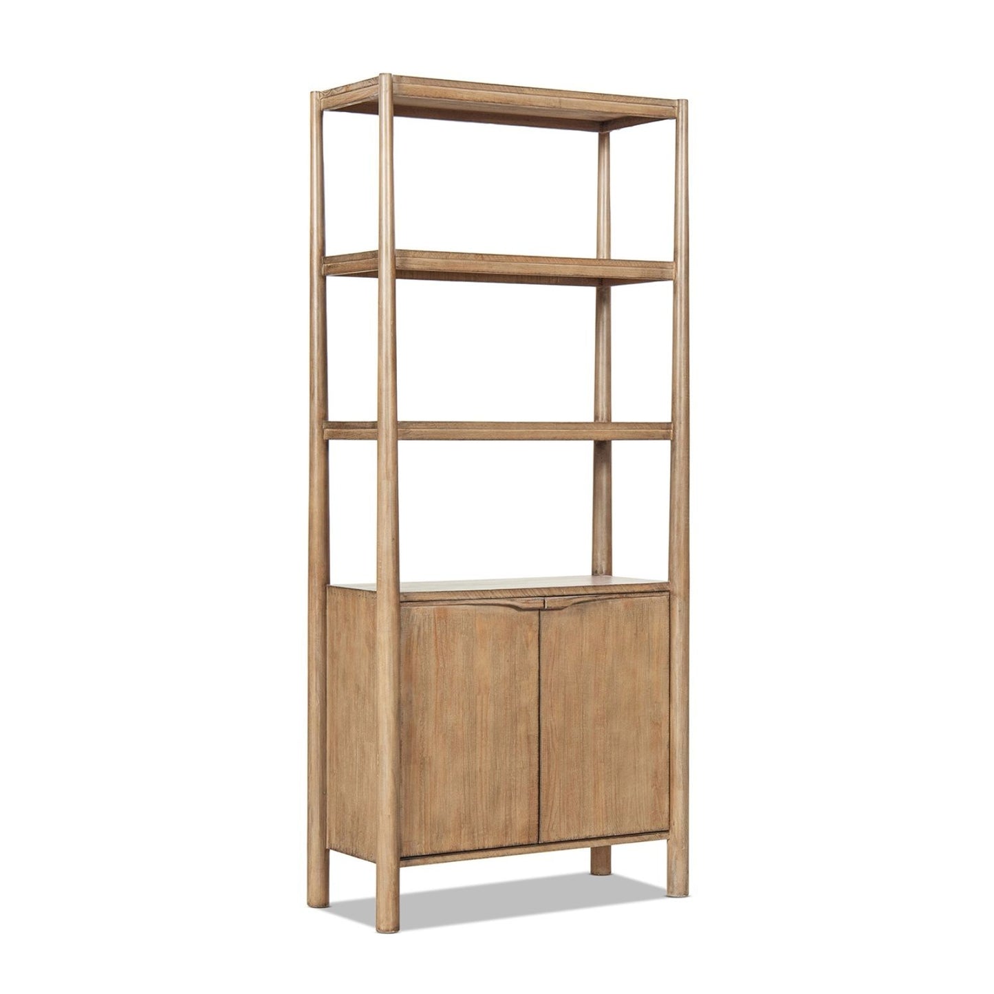 Nolan - Bookcase With Lower Cabinet - Natural