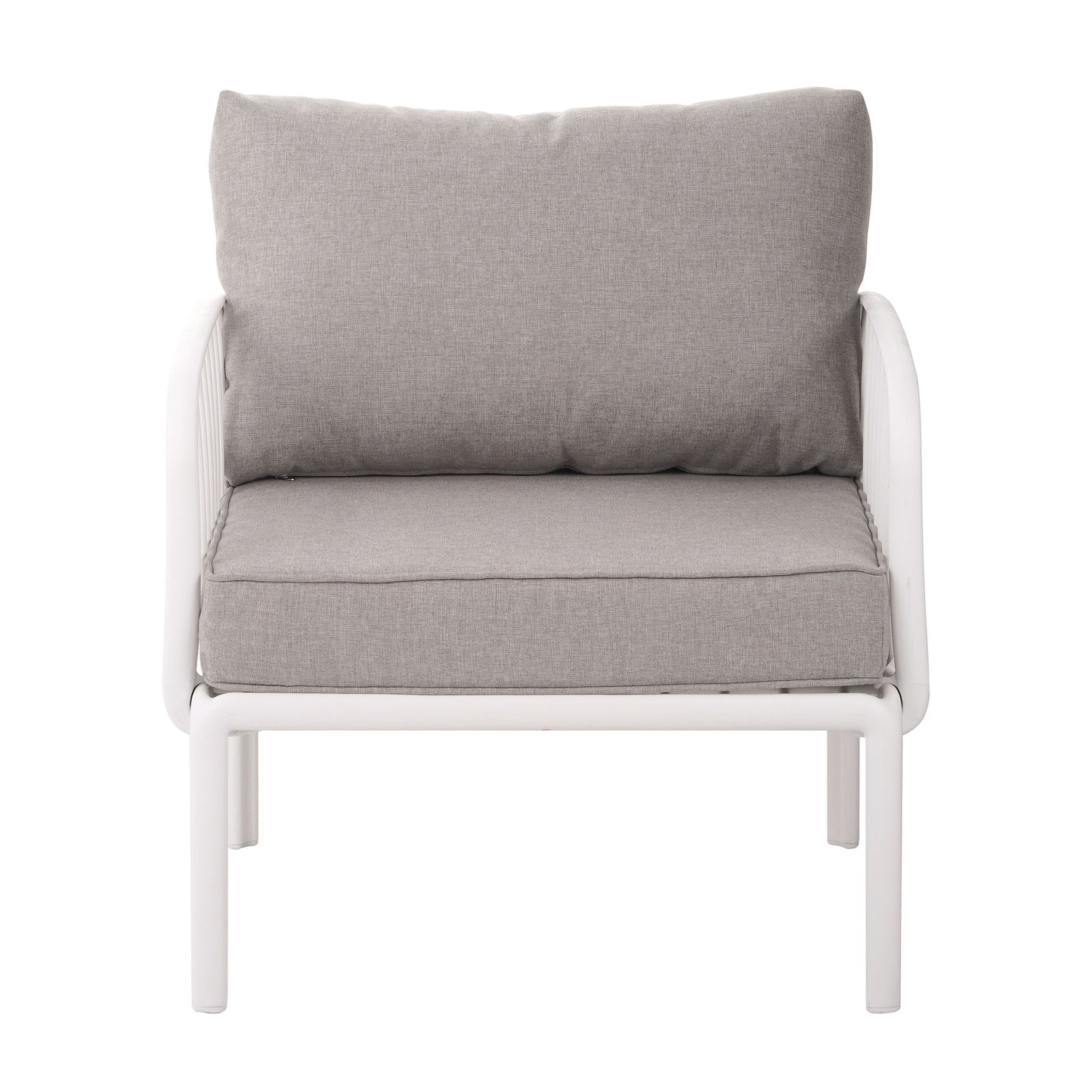 Outdoor Patio Club Chair, Waterproof Thick Cushion Deep Seating