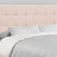 Queen Size Bed Upholstered - Pink