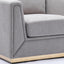 Valin - Linen Chair For Living Room - Gray