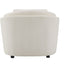 Mariko - 3 Piece Living Room Set Sofa Loveseat Chair - Beige