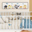 Metal Floor Bed Frame With Fence And Door