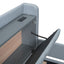 Upholstered Mother & Child Bed With Hydraulic Storage System, Drawer Box, Bedhead Storage Shelf And 2 Pairs Of Sockets & USB Ports