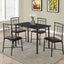 5 Pieces Dining Table Set, Small, Rectangular