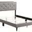 Button Tufted Bed Charming For Cozy Spaces
