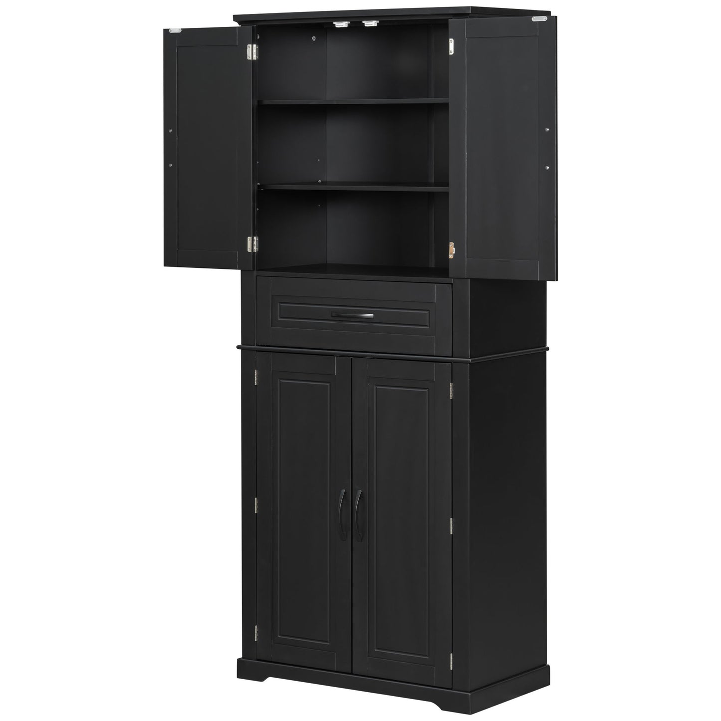Bathroom Storage Cabinet With Multifunctional Storage Space, Drawer With Slide Rails, Adjustable Shelf