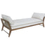 Daybed With Strap Detail - White