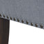 Elegant Design Bench Upholstery, Solid Wood Frame