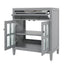 Bathroom Vanity With Ceramic Sink, Adjustable Shelf & Tip Out Tray