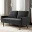 Loveseat Sofa, European Style With Sleek Design, Modern & Vintage Flair, Upholstered 2 Seater Couch