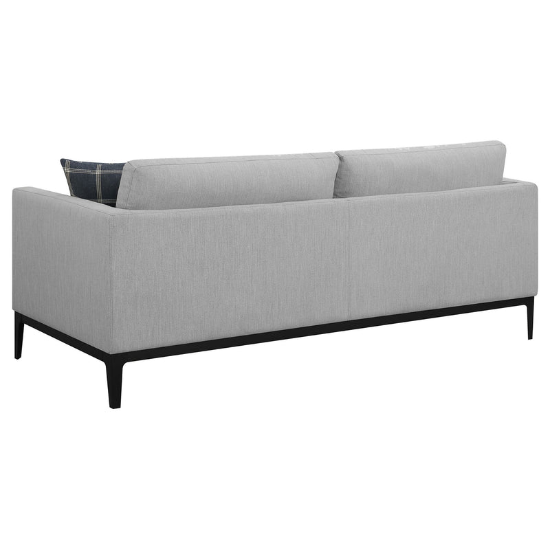 Montauk - Upholstered Sofa With Reversible Cushions - Light Gray