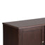 Draper - Low Storage Cabinet - Medium Auburn Brown