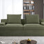 Nimbus - Oversized Full Foam 4 Seater Couch For Living Room Upholstered In Soft, Wide Armrests