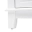 Bathroom Vanity & Sink, 6 Soft Close Drawers & Double Doors - White