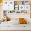 Daybed & All-In-One Cabinet And Shelf