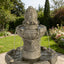 3 Tier Outdoor Garden Fountain With LED Lights - Gray