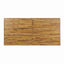 Outdoor Dining Table With U Shape Legs And Slat Top Table - Teak