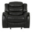 Classic Design Recliner, Upholstery Recliner, Glider Recliner - Black Berry